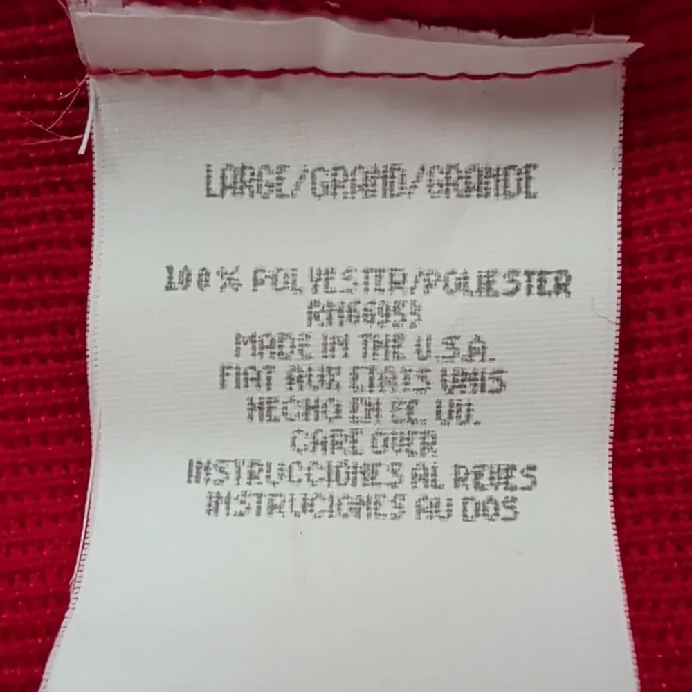 Vtg. Haberdashery by Leslie Fay Sportswear Mock Two-Piece Cardigan LP Red - Picture 9 of 15